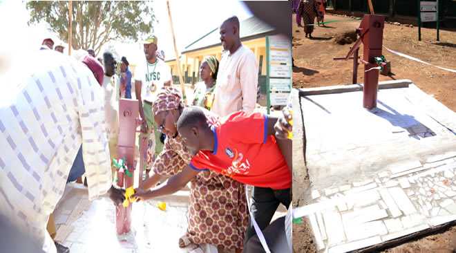 Eneji Stephen and Gloria adibe provides portable water, free medical counseling in Plateau