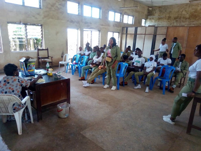 Sensitization program by Corp Members on the Effect of Drug Abuse