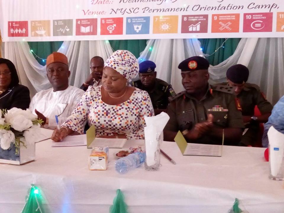 NYSC/SDGs Champions to work with SSAP- SDGs on advocacy and sensitization